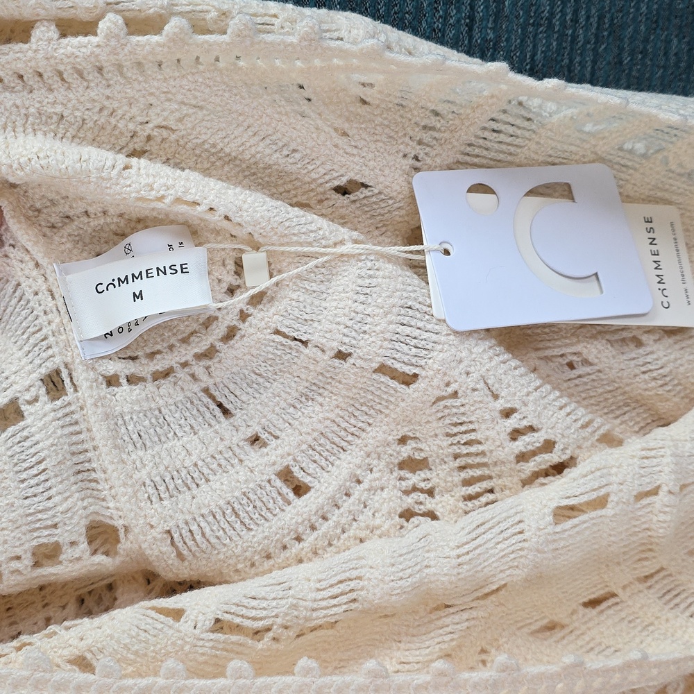 Commense Crochet Maxi-Dress/Cover Up New With Tags - Picture 15 of 16